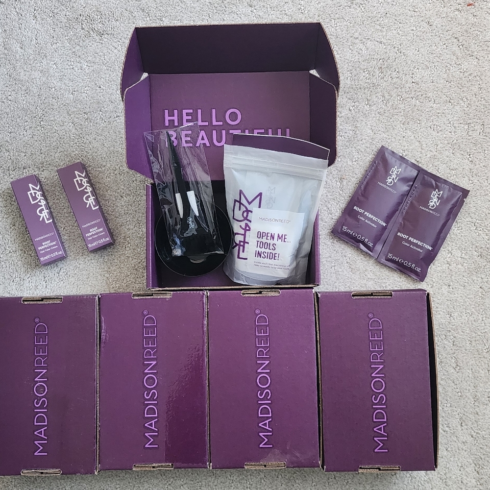 Lot of 5 Madison Reed Root Perfecting Touch Up  Kits